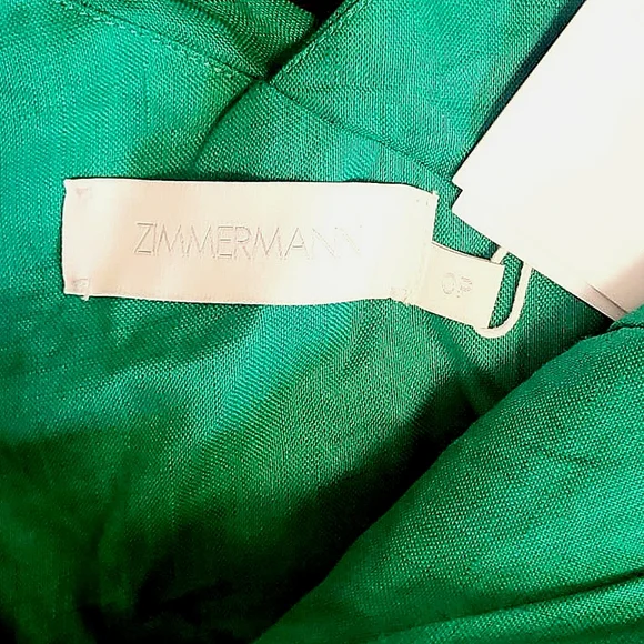 HP💖Zimmermann Tiggy Bow Midi Dress. Size 0P, NWT - Picture 11 of 15